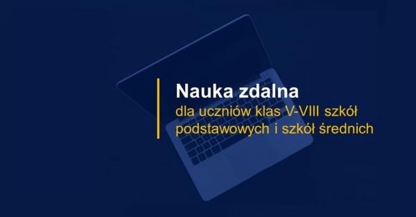 Nauka zdalna uczniów klas V-VIII do 27 lutego 2022 r. 