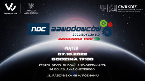 Noc Zawodowców- 7 października 2022