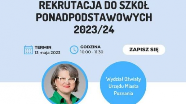 Zasady i terminy rekrutacji do szkół ponadpodstawowych